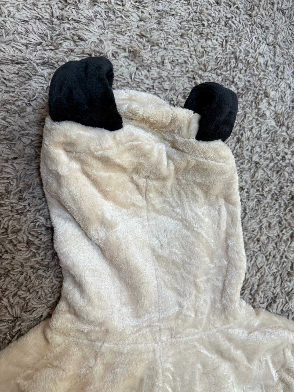 Pug/dog kids Halloween costume full zip suit (7-9 yr)